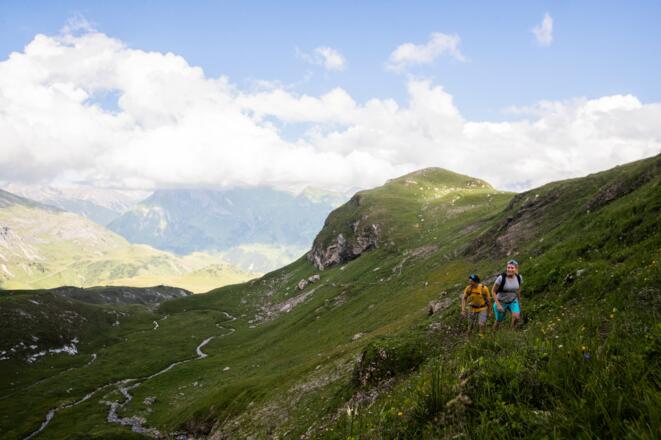 Aufstieg zum Mohnenfluh-Sattel