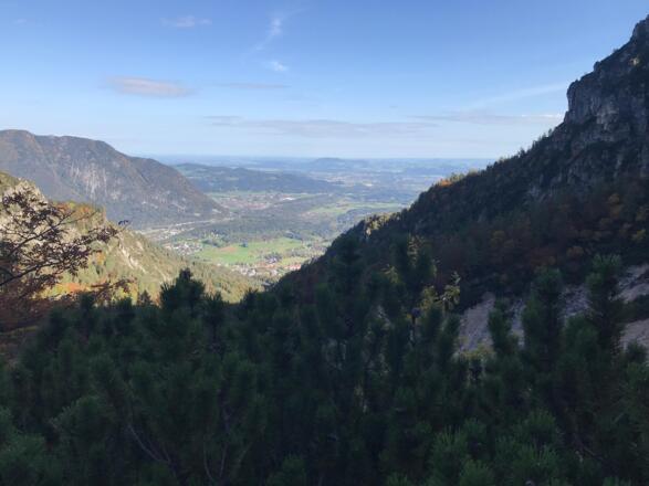 Blick auf Piding und Bad Reichenhall