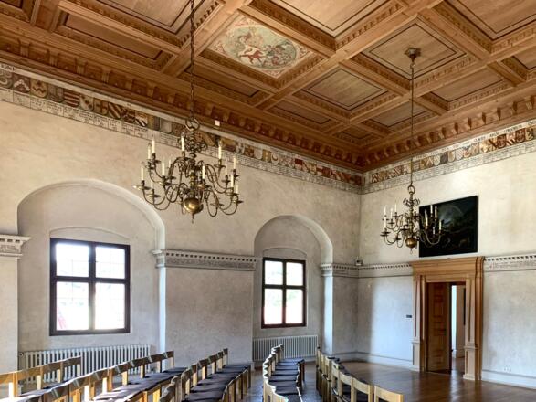 Der Rittersaal im Schloß Obernzell