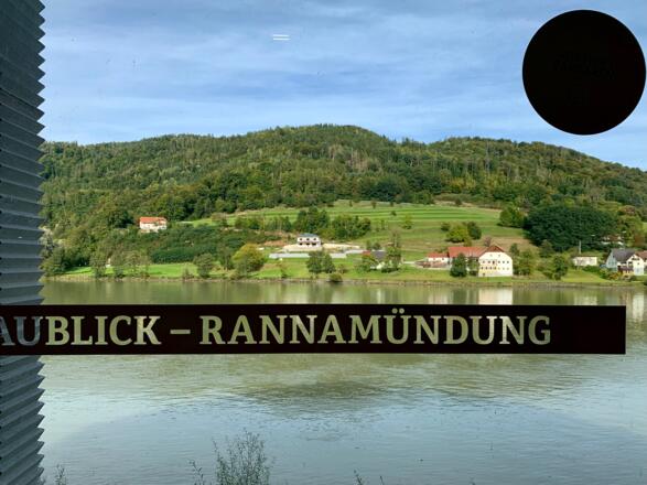 Blick vom Römerburgus in Oberranna auf die Donau