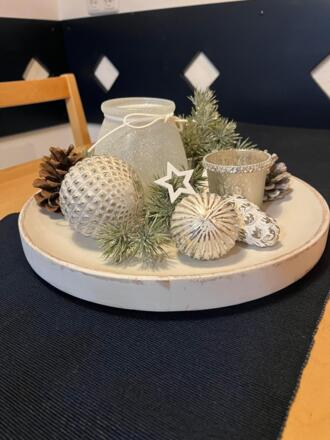 weihnachtliche Tischdeko