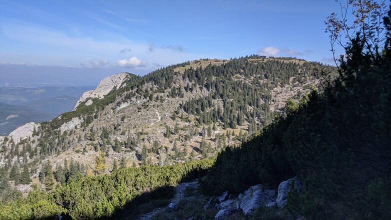 Blick zurück zum Hochleckenhaus