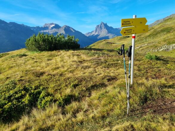 Start oberhalb von St. Christoph