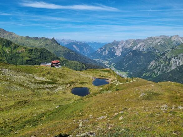 Kurz vor der Kaltenberg Hütte