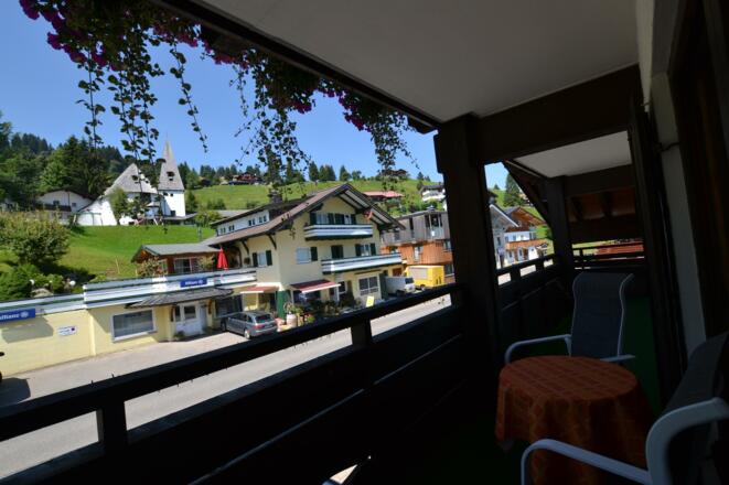 1-Raum Appartement Zimmeraussicht