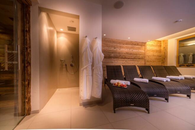Chalet II Sauna Ruheraum