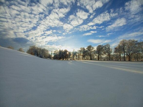 Biohof Oberlinner im Winter