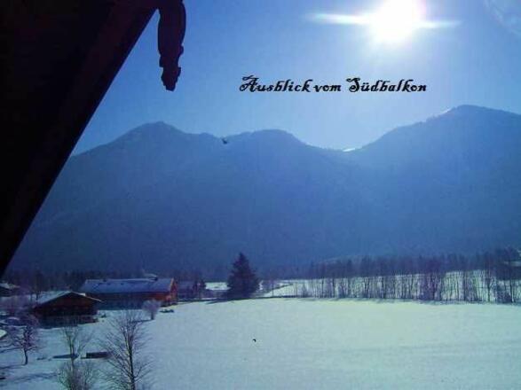 Ausblick vom Balkon