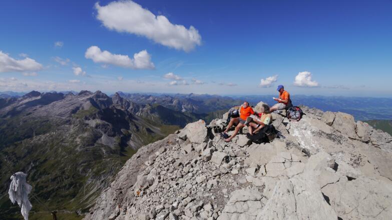 Großer Krottenkopf (2656 m) - am Gipfel