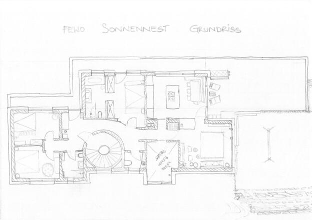 Grundriss Fewo Sonnennest