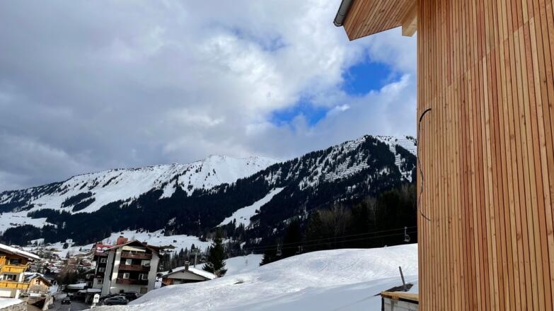 Blick ins Tal Winter