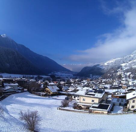 Ausblick vom Apartment Richtung Dorf