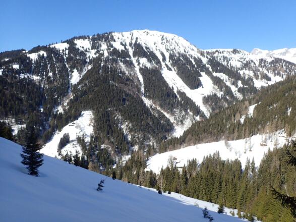 Frommerkogel, ganz unten ist die Pirnitzalm zu sehen