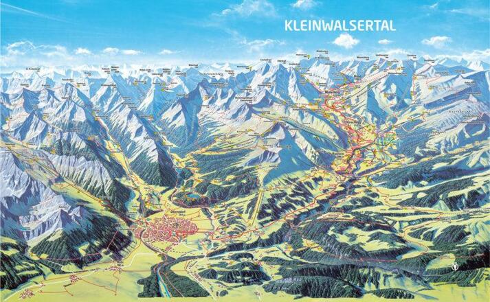 Sommerpanoramakarte 2013 (c)  - Kleinwalsertal Tou