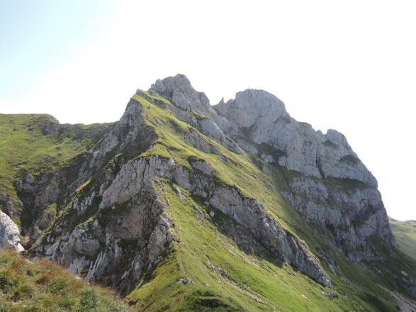 Abstieg des Rosskopf-Klettersteigs