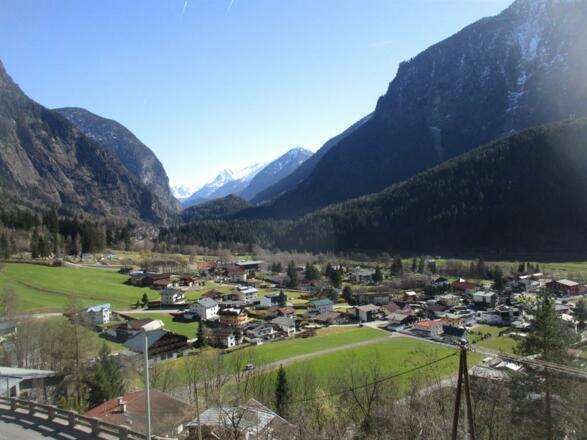 Blick vom Balkon