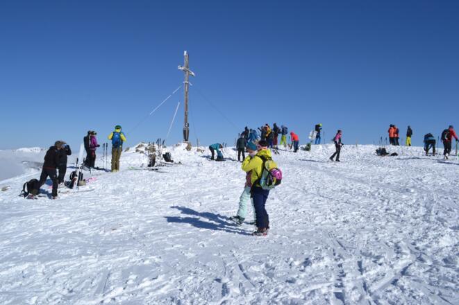 Am Riedberger Horn ist man selten allein.