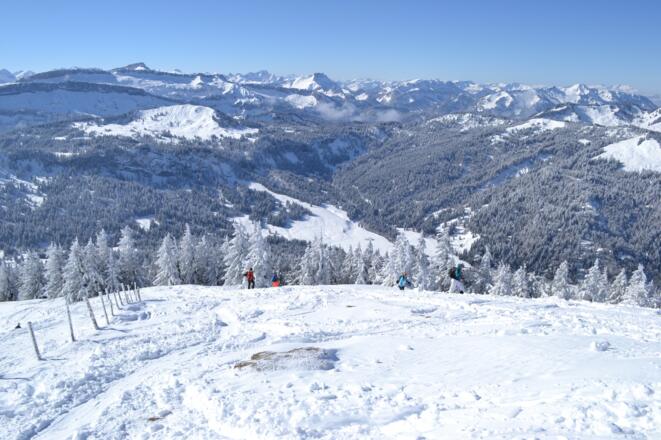 Ausblick vom Riedberger Horn nach Süden