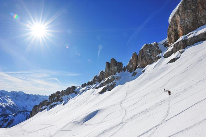 Skigebiet Ifen - freier Skiraum