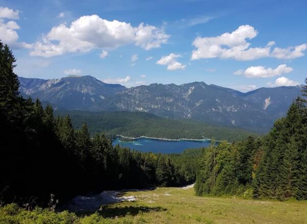 Blick auf den Eibsee