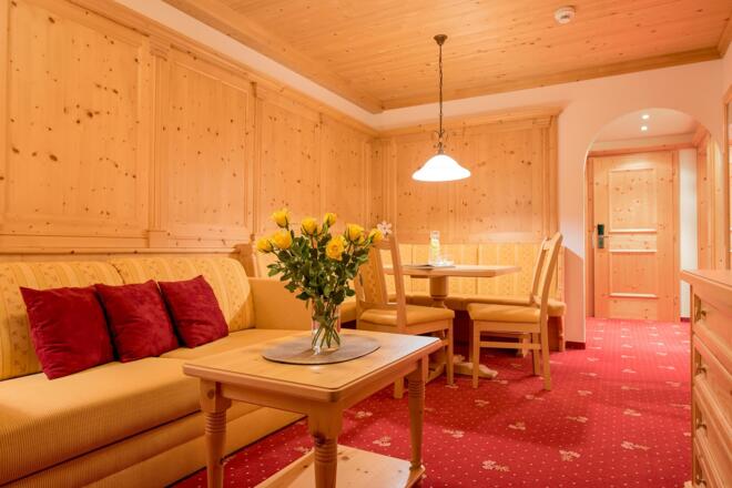 Bergkristall Suite Wohnbereich