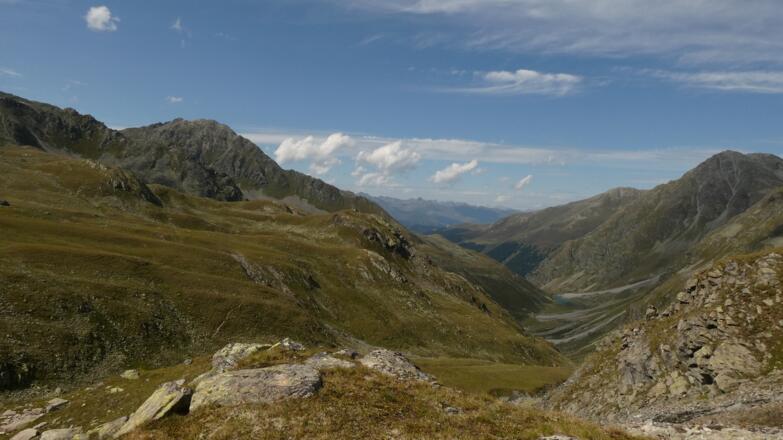 Blick hinunter in das Radurschltal