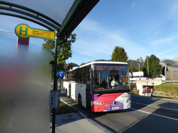 In wenigen Minuten ist das Ziel Adnet Ortsmitte erreicht.
