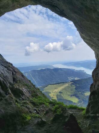 Blick aus der Adler Höhle