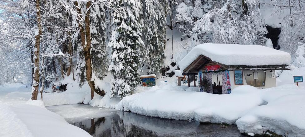 Wichtelweg Winter Postamt