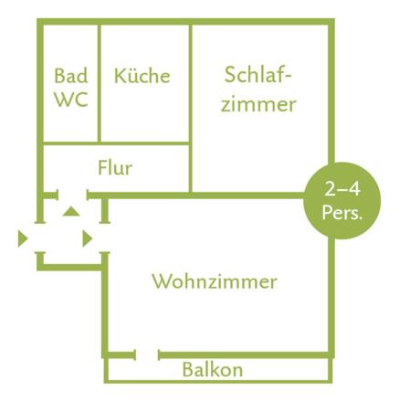 1-70qm.Grundriss-Ferienwohnung