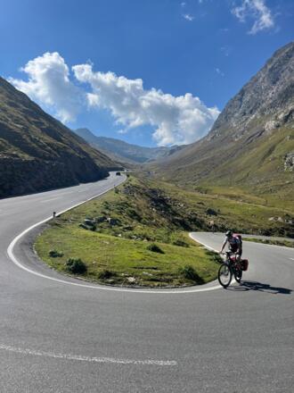 Auffahrt zum Timmelsjoch