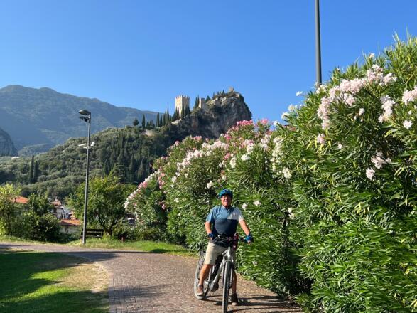 Blick auf das Castello in Arco