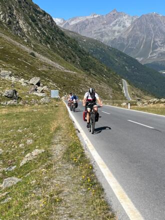 Auffahrt zum Timmelsjoch kurz vor dem Pass