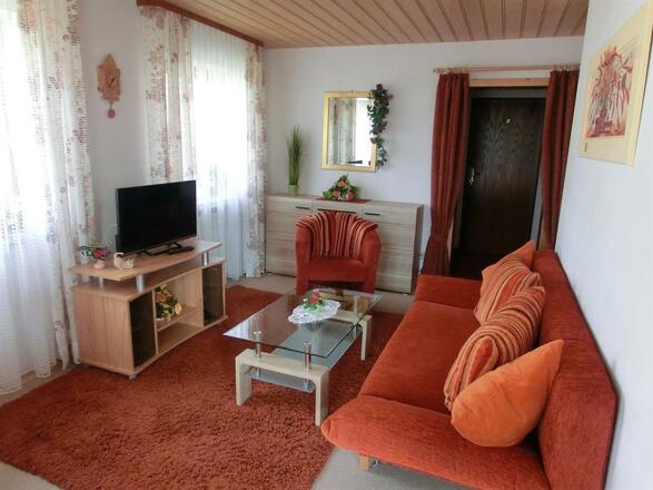 Wohnzimmer mit Schlafcouch