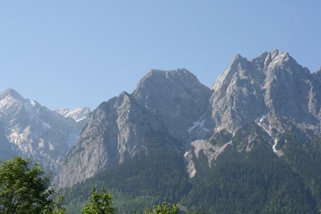 Blick auf die Waxensteine