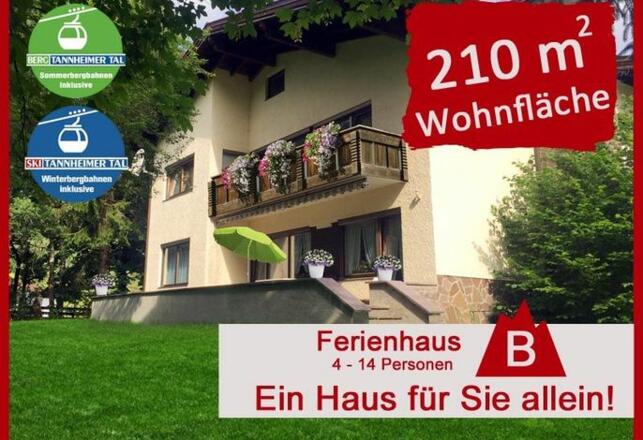 Ferienhaus Lindner B - ein Haus für Sie allein!