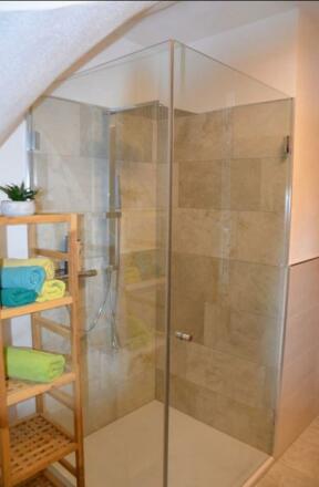 Badezimmer Ferienwohnung Bergstüberl