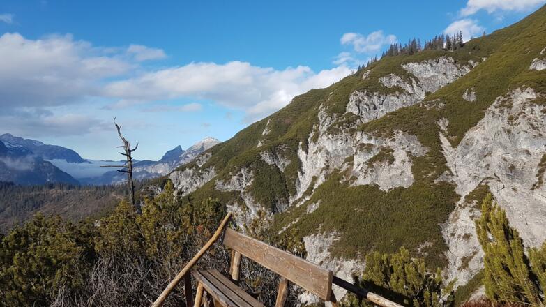 Ab hier ändert sich der Weg markant