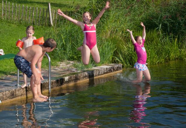 Spaß am Badeteich
