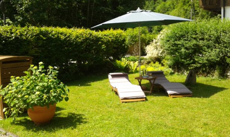 Liegeplatz im Garten