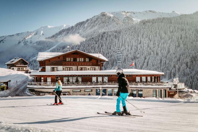 Birkenhöhe direkt an der Skipiste Parsenn