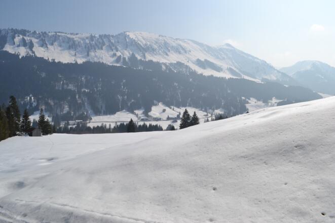 Schönste Ausblicke ins Kleinwalsertal.