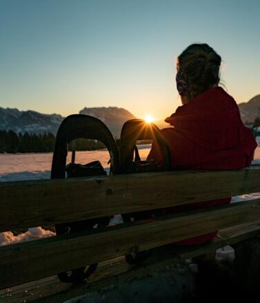 Ein perfekter Tag: Schneeschuhwandern in Reit am Winkel