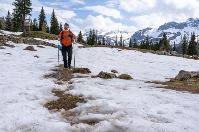 Über das weitläufige Gotzenplateau geht es schließlich ans Ziel...