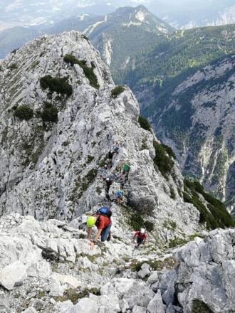Gratkletterei zum Kleinen Waxenstein