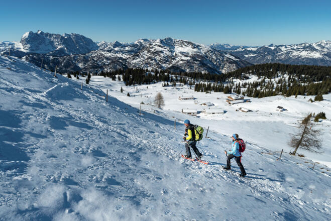 Aufstieg vom Straubingerhaus zum Fellhorn