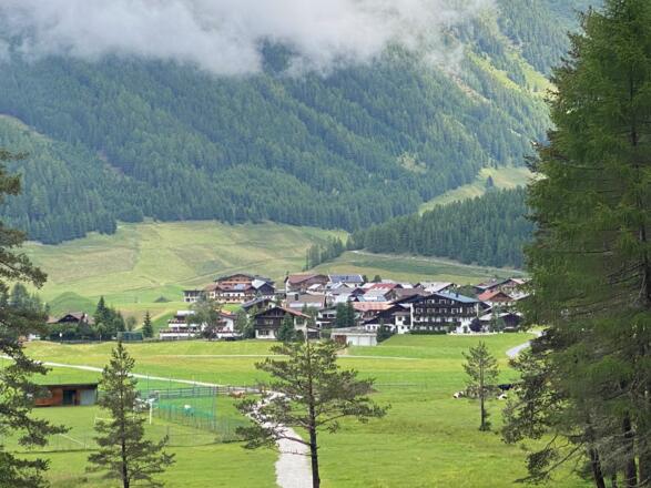 Niederthai Ausblick Dorf