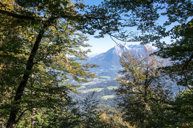 Blick zum Hohen Göll