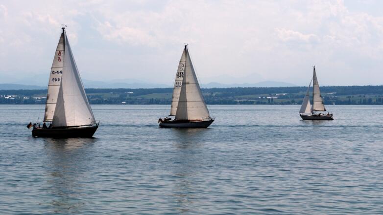 Segelschiffe auf Bodensee