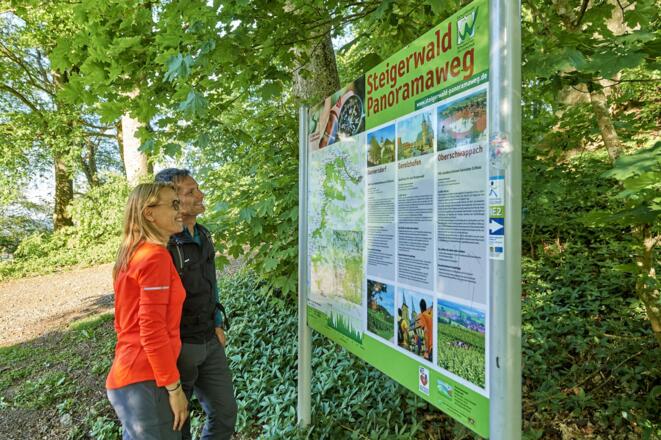 Informationstafel am Zabelstein